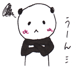 kawaii panda japanese sticker #8760126