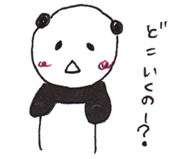kawaii panda japanese sticker #8760134