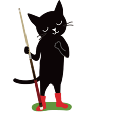 The black cat "Mee" #3 sticker #8760301