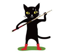 The black cat "Mee" #3 sticker #8760305