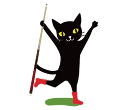 The black cat "Mee" #3 sticker #8760307