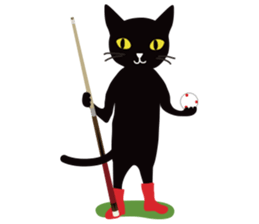 The black cat "Mee" #3 sticker #8760308