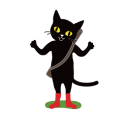 The black cat "Mee" #3 sticker #8760316