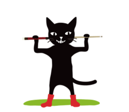 The black cat "Mee" #3 sticker #8760318