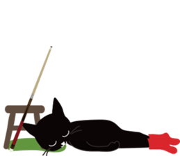 The black cat "Mee" #3 sticker #8760322