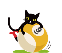 The black cat "Mee" #3 sticker #8760323