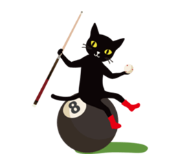 The black cat "Mee" #3 sticker #8760324