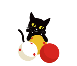 The black cat "Mee" #3 sticker #8760334