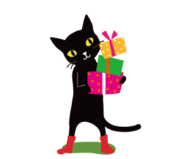 The black cat "Mee" #3 sticker #8760336