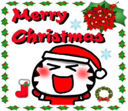 Christmas cat Sticker sticker #8760339