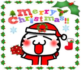 Christmas cat Sticker sticker #8760340