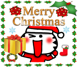 Christmas cat Sticker sticker #8760341