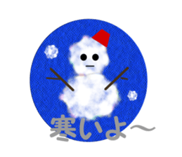 Winter emblem sticker #8760584