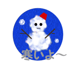 Winter emblem sticker #8760584