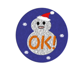 Winter emblem sticker #8760590