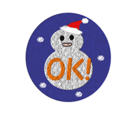 Winter emblem sticker #8760590