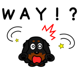 JUNA of dachshund sticker #8761273