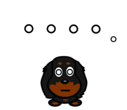 JUNA of dachshund sticker #8761294