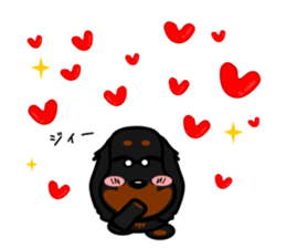 JUNA of dachshund sticker #8761296