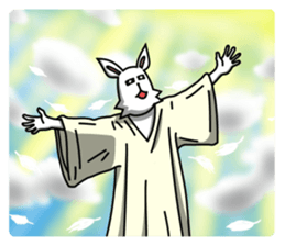 funny rabbit funny 2 sticker #8761554