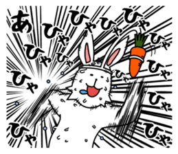 funny rabbit funny 2 sticker #8761576