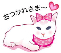 fashionable kawaii cat sticker #8761658