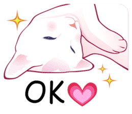 fashionable kawaii cat sticker #8761661