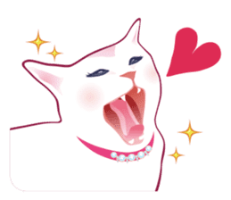 fashionable kawaii cat sticker #8761669