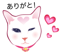 fashionable kawaii cat sticker #8761673