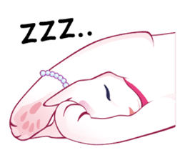 fashionable kawaii cat sticker #8761675