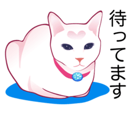 fashionable kawaii cat sticker #8761677