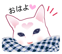 fashionable kawaii cat sticker #8761682