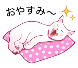fashionable kawaii cat sticker #8761684