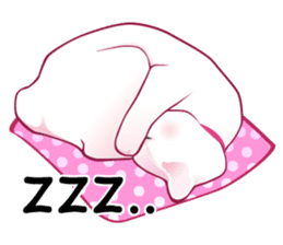 fashionable kawaii cat sticker #8761686