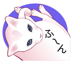 fashionable kawaii cat sticker #8761691