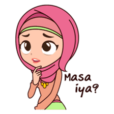 Hijab Girl, Nadia sticker #8761744