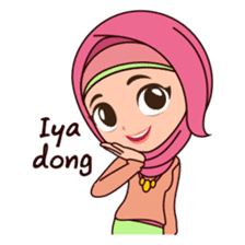 Hijab Girl Nadia by AMSTICKERS sticker 8761744 Hijab Girl Nadia by AMSTICKERS sticker 8761744