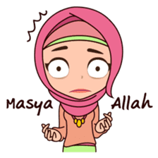 Hijab Girl, Nadia sticker #8761750