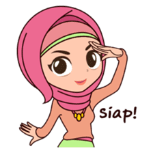 Hijab Girl, Nadia sticker #8761752