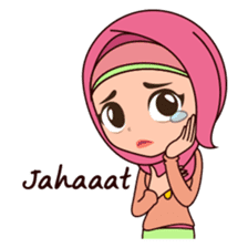 Hijab Girl, Nadia sticker #8761755