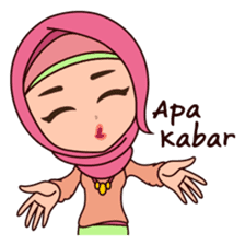 Hijab Girl, Nadia sticker #8761761