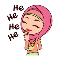 Hijab Girl, Nadia sticker #8761768