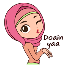 Hijab Girl, Nadia sticker #8761776