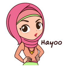 Hijab Girl, Nadia sticker #8761777
