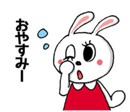 Greetings of the animal sticker #8762065