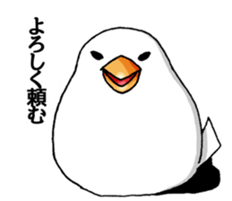 Greetings of the animal sticker #8762077