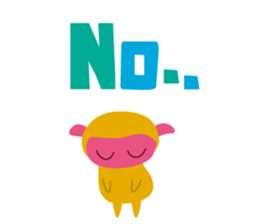 Colorful Monkeys sticker #8762340