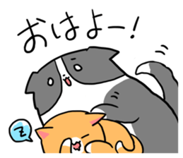 Daily life of dogs and cats sticker #8762503