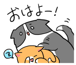 Daily life of dogs and cats sticker #8762503