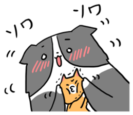 Daily life of dogs and cats sticker #8762505